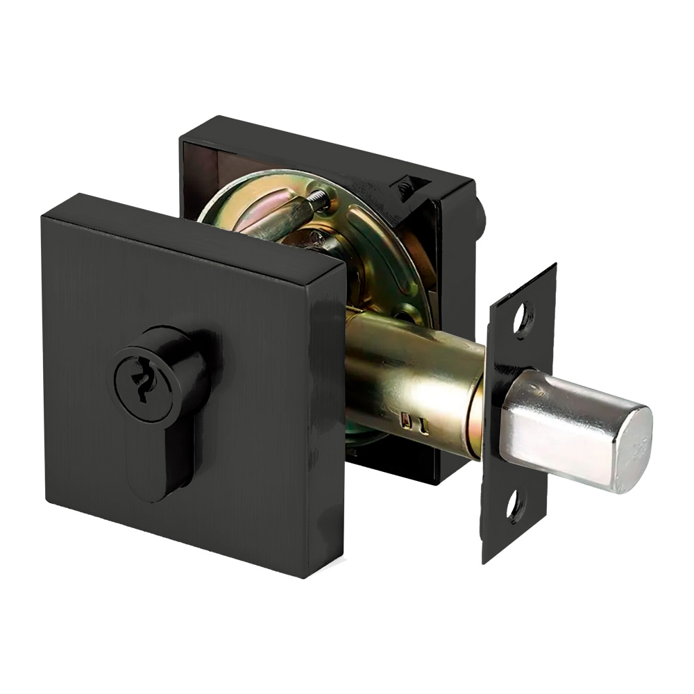 Cerradura de Cerrojo 102C Negro mate Seguridad- TRVX