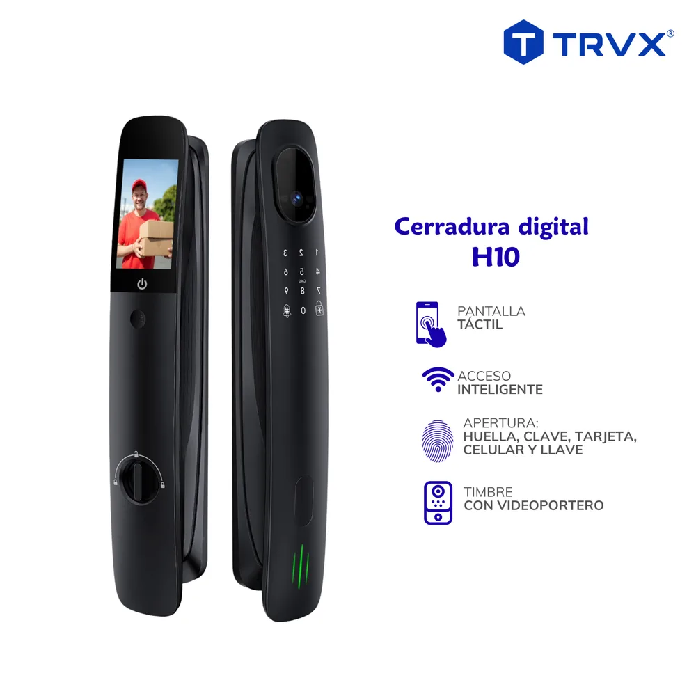 Cerradura Digital Inteligente H10 – TRVX 2