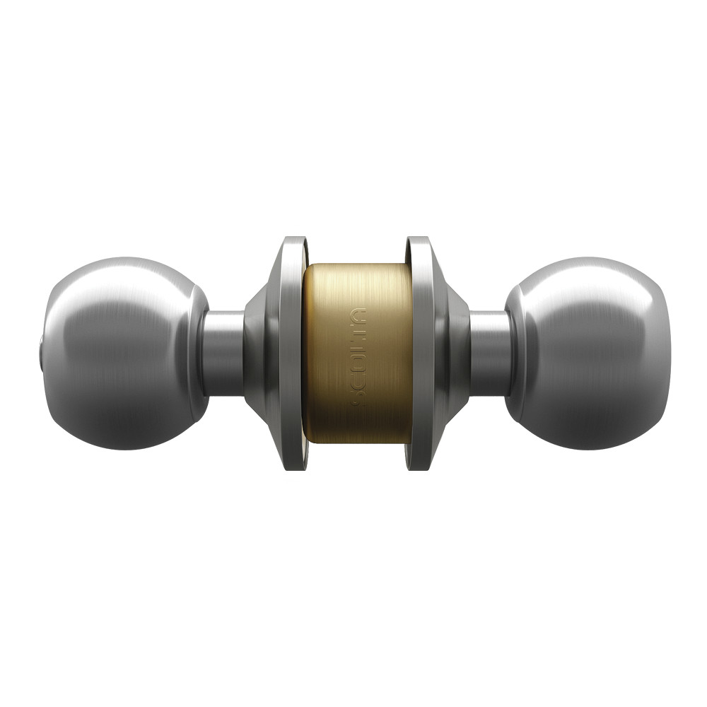 Cerradura de Perilla Cilindrica AI-150 Baño Acero Inoxidable – SCOLTA