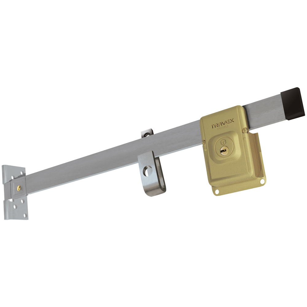 Cerradura de Tranca T800XT Blindada (Dorada) – TRAVEX